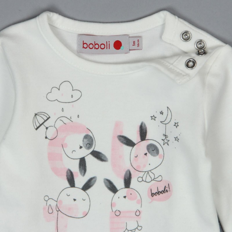 Boboli Interlock T-shirt for baby girl Size NB