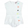 Boboli - Batiste Dress embroidered for baby girl